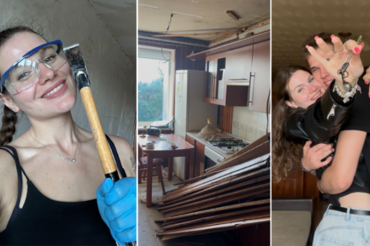 Studentų porelė iš koto išvertė net savo tėvus – per 1,5 metų susitaupė pradiniam įnašui ir nusipirko butą