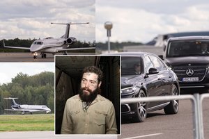 Post Malone – jau Lietuvoje: lėktuvas su amerikiečių superžvaigžde nusileido Kauno oro uoste