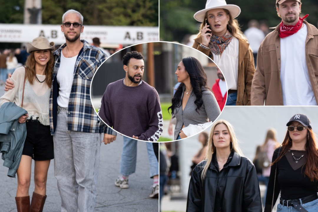 Į Post Malone koncertą plūsta tūkstančiai stilingų gerbėjų.<br> Lrytas koliažas.