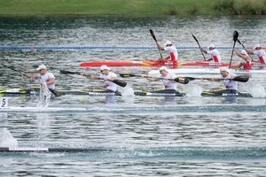 Dvi Lietuvos baidarininkų įgulos užtikrintai pateko į pasaulio čempionato finalą