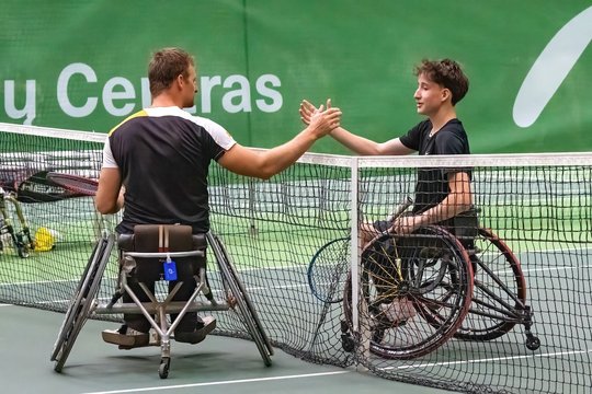 „SEB arenoje“ – du tarptautiniai vežimėlių teniso turnyrai