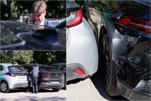 I. Vėgėlė papasakojo apie eismo įvykį ir apgadintą jo „Jaguar“: atsakė dėl automobilio vertės