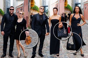 M. Stonkaus ir G. Glemžaitės vestuvėse garsios moterys spindėjo prabanga: rankinės – ir už penkiaženkles sumas