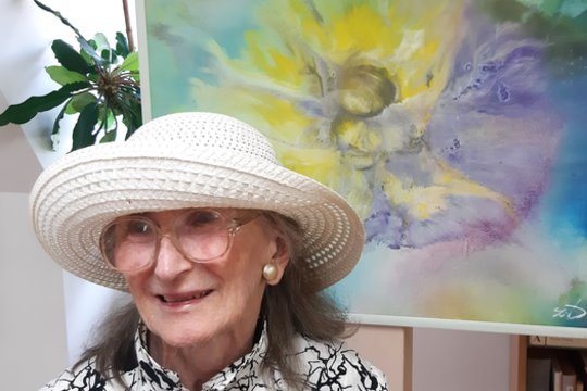 Dailininkei Zitai Daugintytei – padėka ir už Giruliuose ošiančias pušis