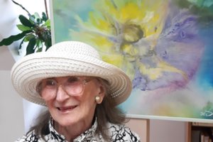 Dailininkei Zitai Daugintytei – padėka ir už Giruliuose ošiančias pušis