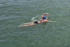 Istorinis įvykis: J. Krylovaitė – pirmoji lietuvė, viena įveikusi Lamanšo sąsiaurį