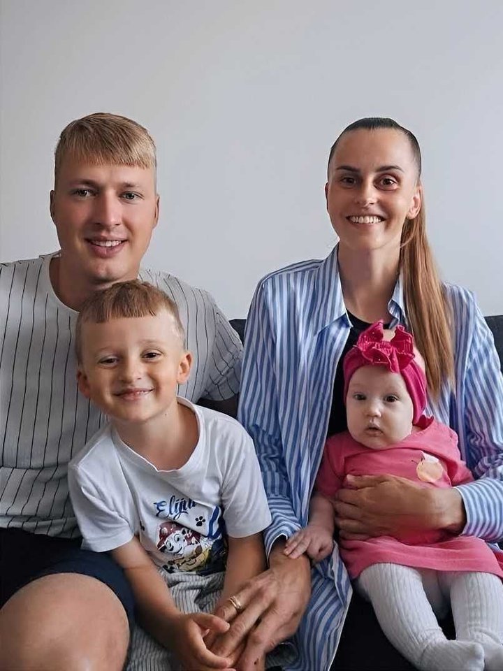 Arielės šeima<br>Asmeninio albumo nuotr.