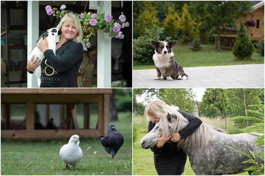 Violeta atvėrė žmonėms savo sodybos vartus – čia karaliauja triušiai, bet laisve džiaugiasi ir kiti augintiniai