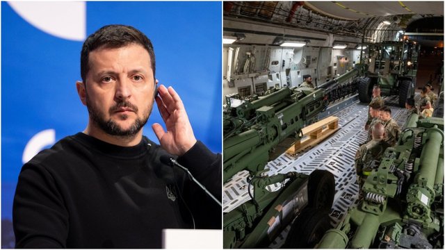 V. Zelenskis – apie naujus tikslus dėl ginklų įsigijimo: kas mėnesį reikėtų mažiausiai milijardo JAV dolerių 