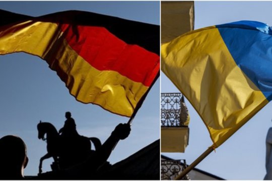 Vokietija ir toliau žada stipriai remti Ukrainą: vicekancleris paskelbė sumą