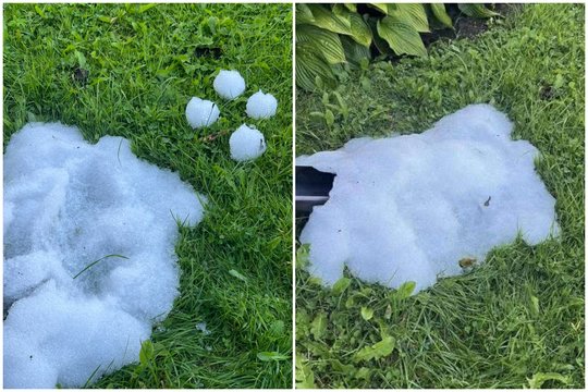 Oro masė iš Arkties į Lietuvą atnešė krušą