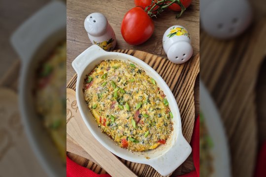 Varškės apkepas su daržovėmis – su šiuo receptu paskaninsite savo dieną