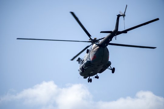 Donoro organas į Santaros klinikas atskraidintas kariuomenės sraigtasparniu