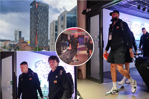 Lietuvos krepšinio rinktinė jau atvyko į Tamperę – gyvens neeiliniame viešbutyje