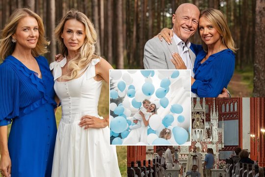 M. Vžesniauskaitė parodė lyg du vandens lašai į ją panašią savo sesę: Palangoje įvyko ypatinga šventė