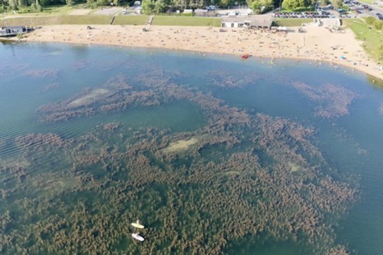 Lampėdžių karjeras iš viršaus vis labiau primena pelkę: „Gal jau geriau daugiabučio vonioj pagulėti“