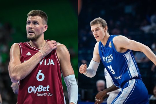 „Eurobasket 2025“ galimybių reitingas: kiek toli savo rinktines gali nuvesti L. Markkanenas ir K. Porzingis?