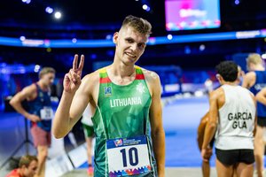 J. Kalaminskas ir T. Puronas – šiuolaikinės penkiakovės čempionato pusfinalyje