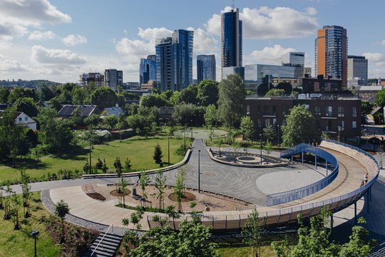 Šnipiškėse atsirado aikštė, kurios idėjas kūrė patys gyventojai: tokios Vilniuje dar nebuvo