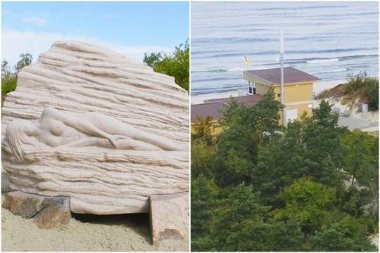 Nidos kopas papuošė nuogos moters skulptūra: pozuotojos likimas buvo liūdnas