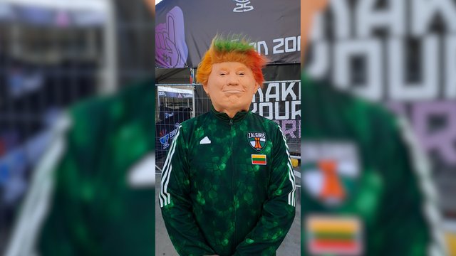 Tarp Lietuvos sirgalių – D. Trumpas: dėl čempionato išmoko net kalbėti lietuviškai