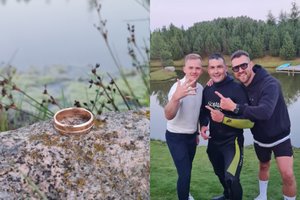 Stonkų sodyboje – neregėtas kuriozas: ką tik atšokęs vestuves jaunikis paskandino žiedą