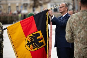 Sostinės savivaldybė nusprendė Vilniuje įamžinti Vokietijos kanclerio F. Merzo žodžius