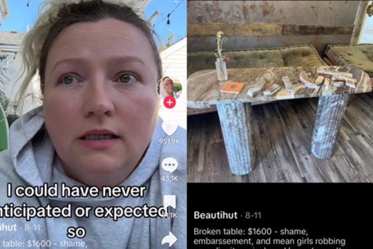 Trimetei kavinėje JAV sudaužius stalą – netikėta įmonės reakcija: mama neišleista iš kavinės