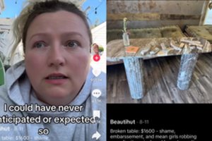 Trimetei kavinėje JAV sudaužius stalą – netikėta įmonės reakcija: mama neišleista iš kavinės