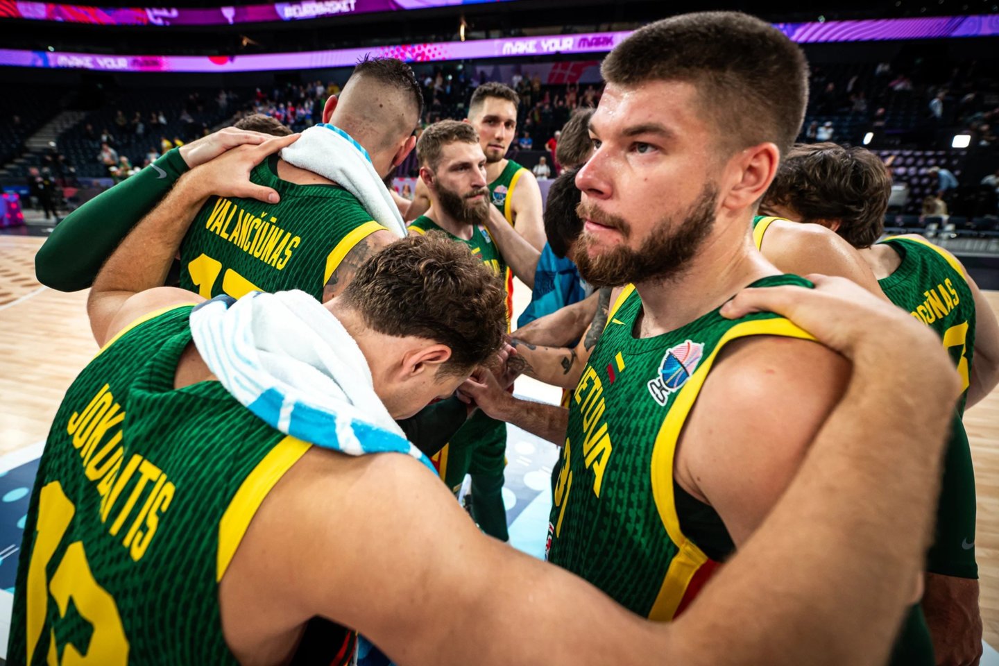 Lietuvos rinktinė Europos čempionatą pradėjo pergale.<br> FIBA nuotr.