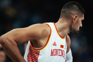 Dėl keistos priežasties žaidėjo neturėję juodkalniečiai prieš mačą su Lietuva – sutriuškinti