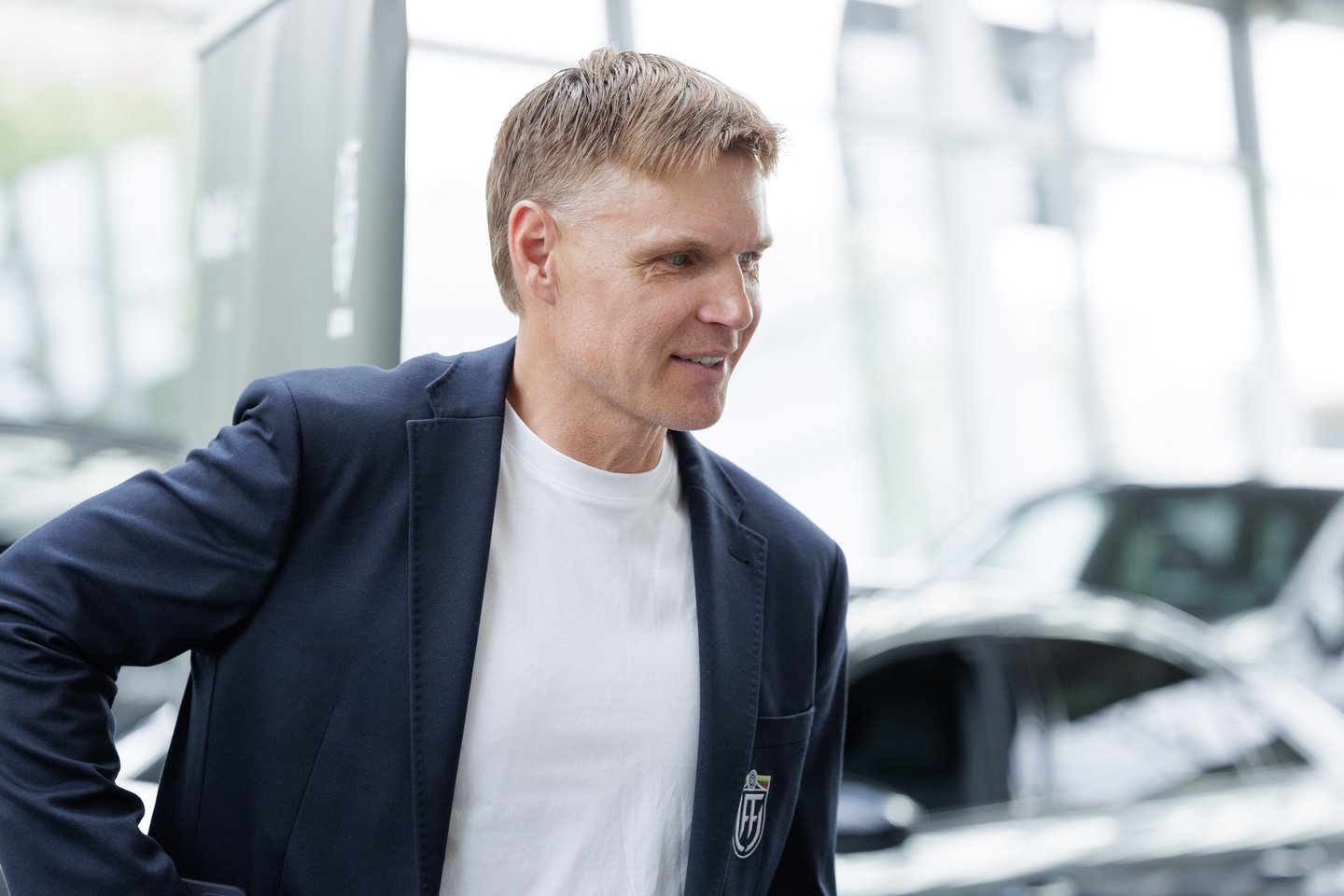 Lietuvos futbolo rinktinės treneris Edgaras Jankauskas <br> V.Skaraičio nuotr.