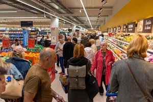 Po kelių mėnesių pertraukos atidaryta Kauno „Akropolio“ „Maxima“