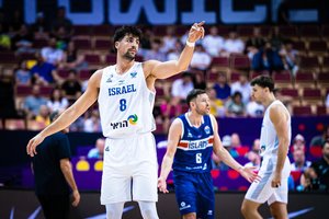 NBA ir Eurolygos žaidėjų dueto vedamas Izraelis pergale pradėjo Europos čempionatą