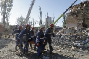 Lietuva išreiškė protestą dėl vieno didžiausių Rusijos išpuolių prieš Ukrainą