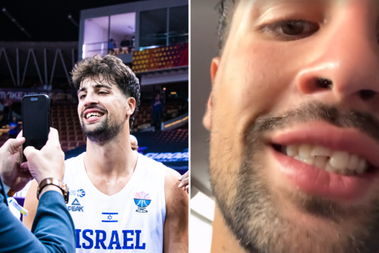 Pirmasis „Eurobasket 2025“ kuriozas – Izraelio žvaigždė neteko pusės danties