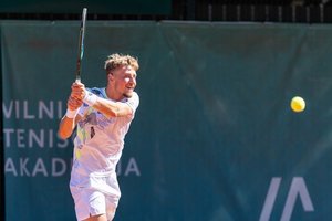 Įtemptą kovą laimėjęs E. Butvilas žengė į „Challenger“ turnyro ketvirtfinalį