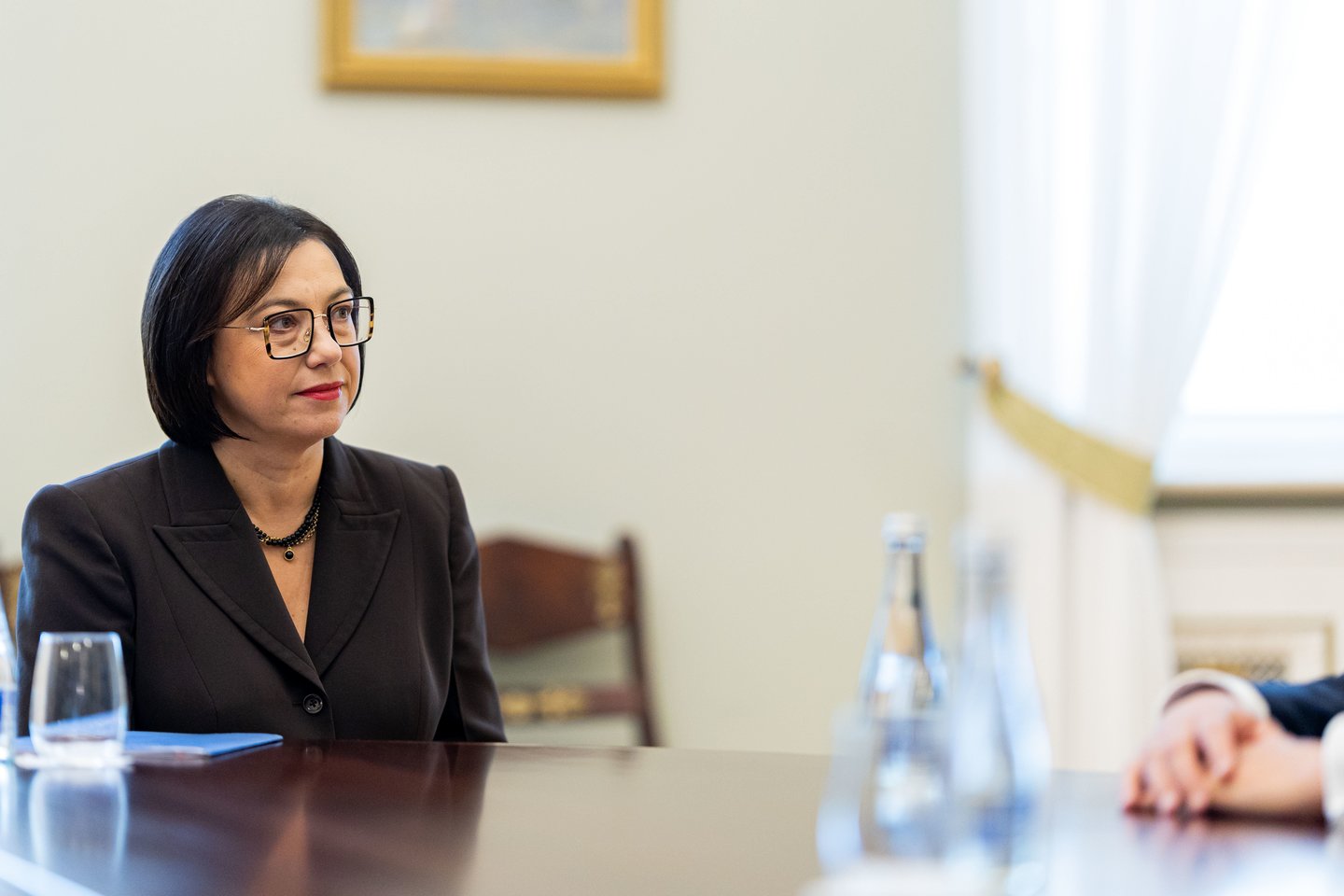 Raminta Popovienė, Gitanas Nausėda. <br>Ž. Gedvilos (ELTA) nuotr.