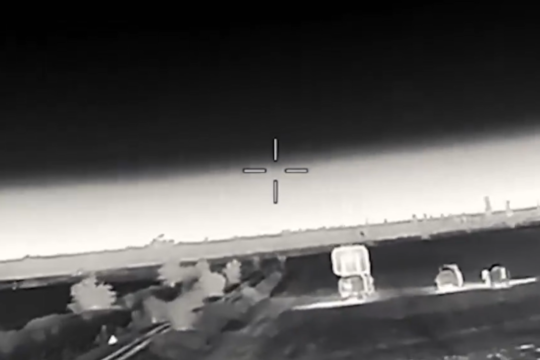 Sėkmingas Ukrainos dronų laimikis okupuotame Kryme: smogė brangiai oro gynybos sistemai