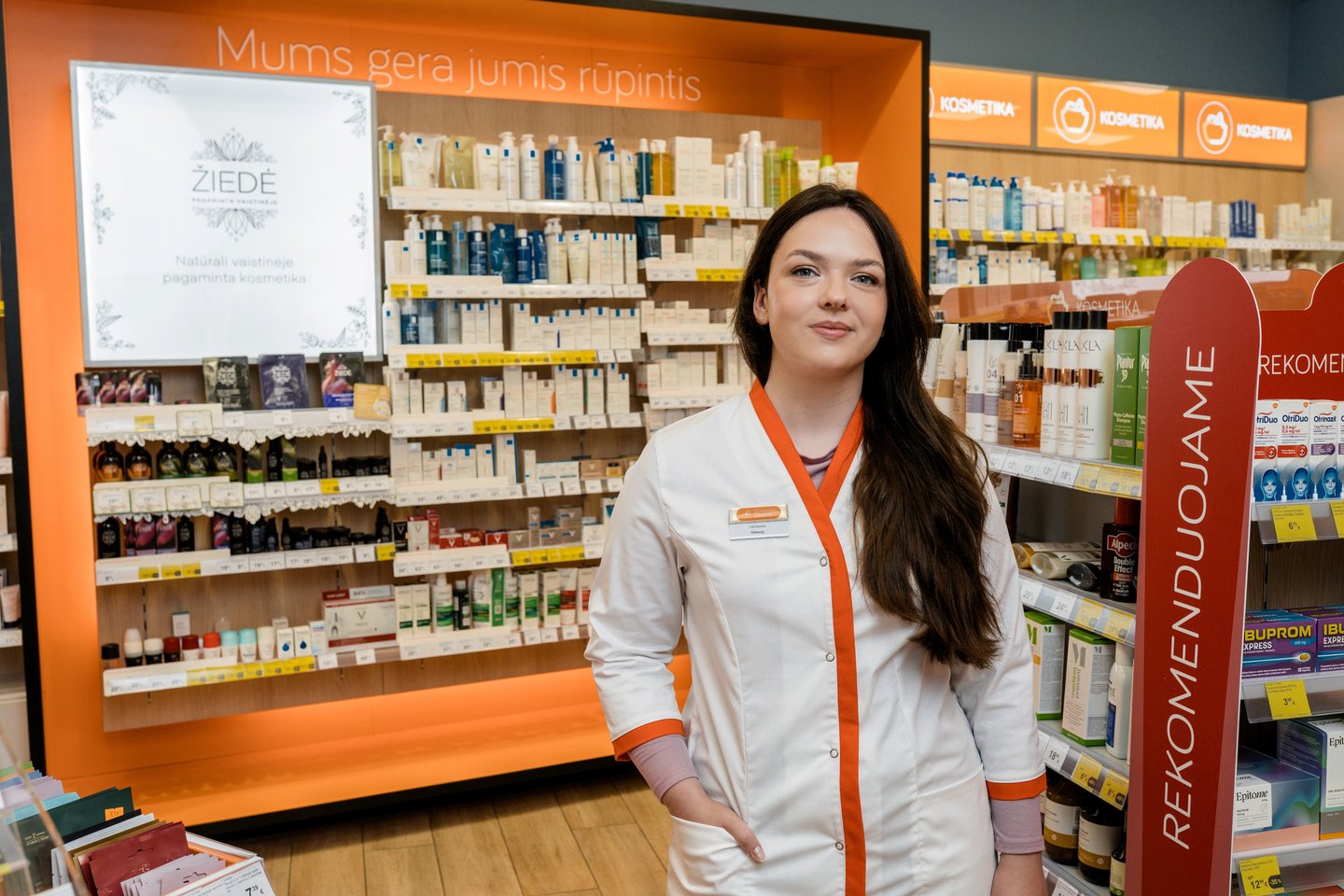 Vaistininkė Irena Viktorija Aukštikalnienė<br>Pranešimo spaudai nuotr.