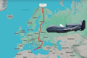 Penktadienį virš Lietuvos praskrido legendinis JAV dronas