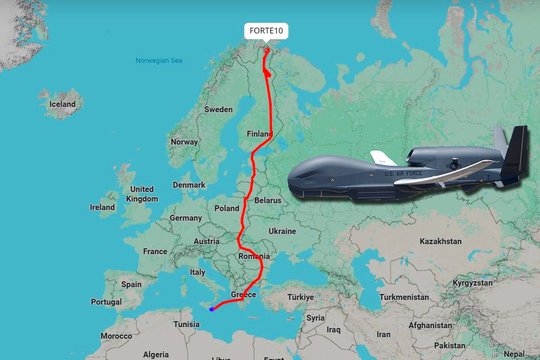 Penktadienį virš Lietuvos praskrido legendinis JAV dronas