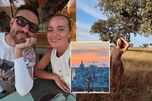 Paaiškėjo, kur po vestuvių sparnus pakėlė Gelminė ir Mantas Stonkai: vaizdai verti atviruko