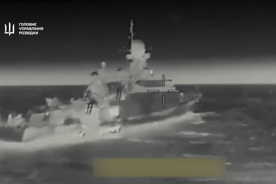 Pirmą kartą smogė į tokio tipo karinį rusų laivą – ir atskleidė jo kritinį trūkumą