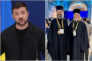 Lietuvos gyventojas pasirodė tame pačiame renginyje kaip ir Zelenskis: vyko dėl svarbios priežasties