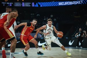 Juodkalnijai šansų nepalikusi Lietuvos rinktinė Europos čempionate įsirašė antrąją pergalę iš eilės