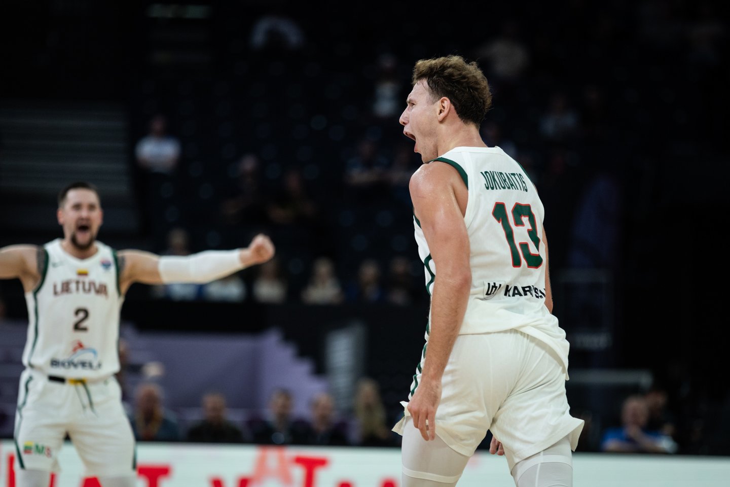 Lietuvos ir Juodkalnijos rungtynės.<br>FIBA nuotr.