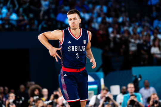 Portugalijos ir Serbijos rungtynėse – serbo protrūkis: smūgis varžovui baigėsi diskvalifikacija