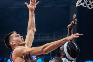 Rungtynėse išvarytam serbui – bauda iš FIBA