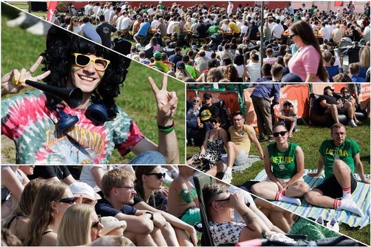 Vilnius kvėpuoja krepšiniu: miesto širdį užplūdo būrys aistruolių